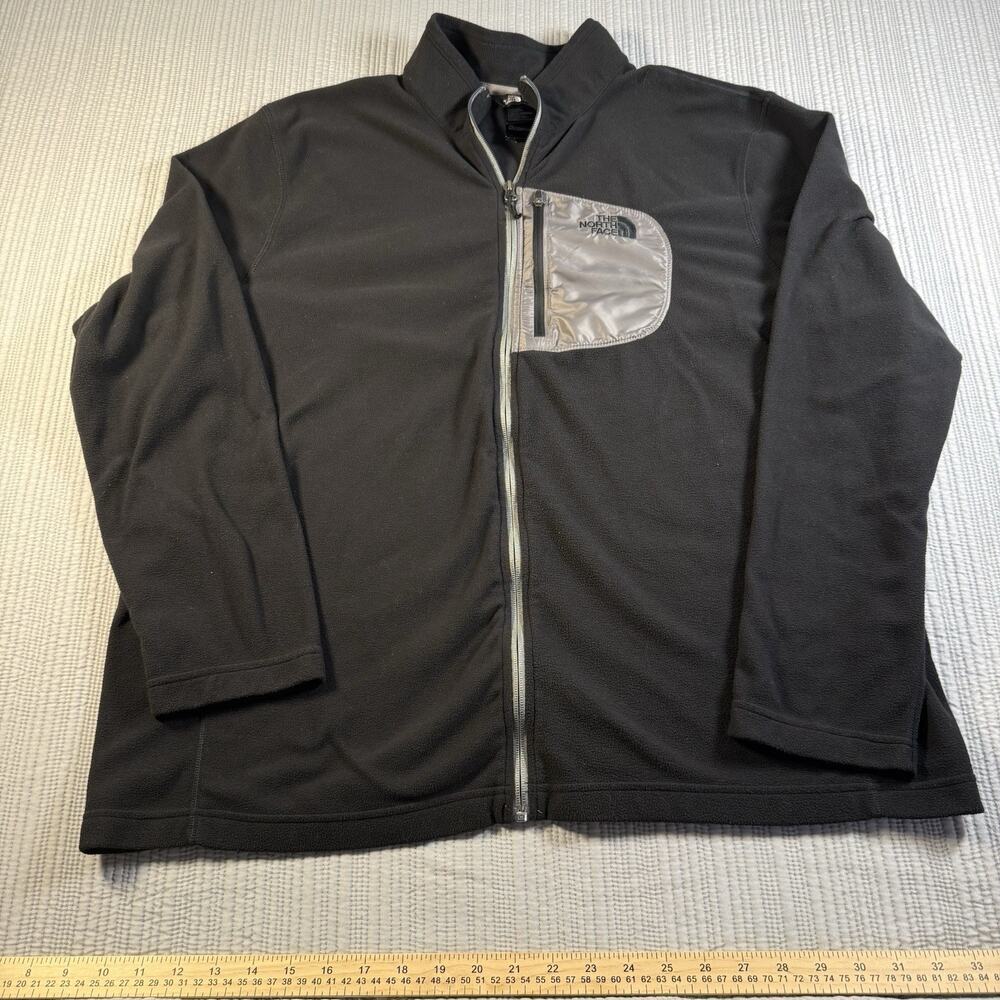 The North Face Jacket Mens 2XL Black Fleece Gorpcore Outdoor Hiking Athleisure